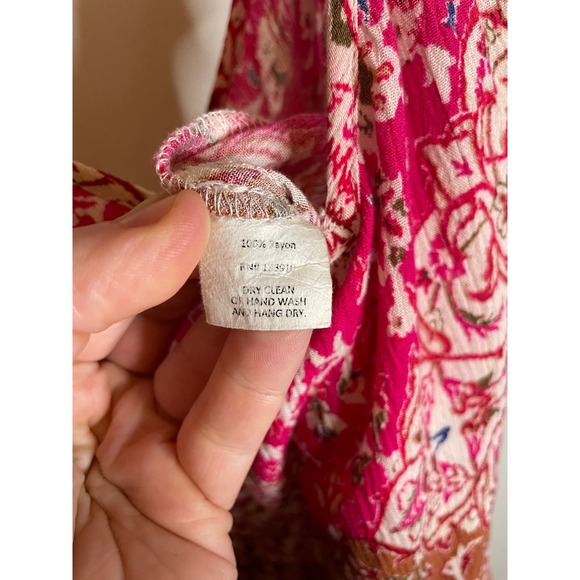 Show Me Your Mumu | Pink & Brown Beatrice Playsuit in Murocco Cloud Size Medium - Picture 3 of 7